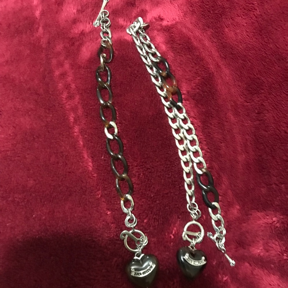 Juicy Couture bracelet and necklace set